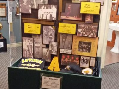 White, Stapleton, Walker, AHS '95 Volleyball Team Display