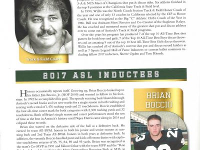 2017 Inductees Willis Ball and Brian Boccio