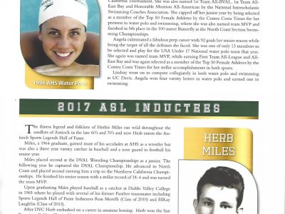 2017 Inductees Angela Lindsay and Herb Miles pg 11