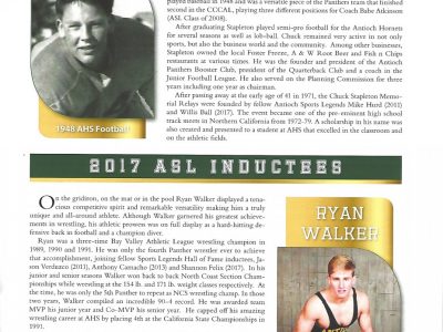 2017 Inductees Chuck Stapleton and Ryan Walker pg 13