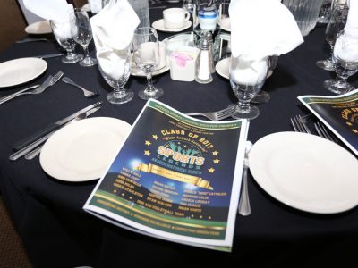 2017 Induction Gala Table Setting