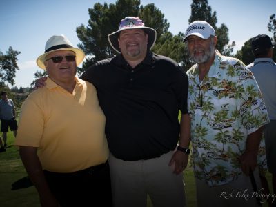 Gerald Ponce, 2018 Inductee Dr. Sean Ponce and 1995 AHS Baseball Coach Jerome Badura