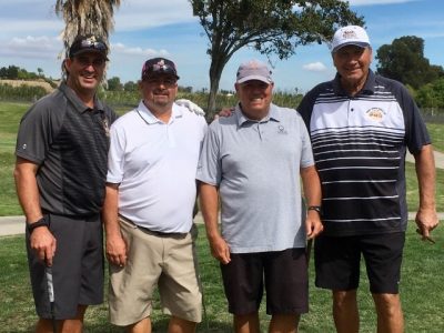 2010 Inductee Alex Sanchex, Friend, 2018 Inductee Mark Miller and 2007 Inductee Butch Rounsaville