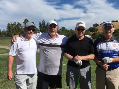 Team Inductee AHS 1970 Baseball Vern Martin, Ron Bradley, ASL Sponsor Bob Linschide, 2015 Inductee and Alumni President Steve Parks