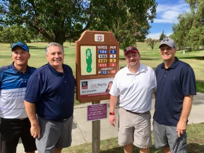 2015 Inductee Mike Reale, Craig Milligan, Ramey Inzarillo and Scott Reid all '81.