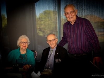 Mary and Joe Olenchalk, 2015 Inductee with 2013 Inductee LeRoy Murray