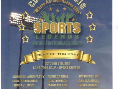 Antioch Sports Legends Inductee Program Cover