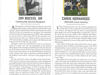 2018 Inductees Jim Boccio Sr. and Chris Hernandez