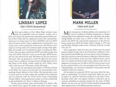 2018 Inductees Lindsay Lopez and Mark Miller