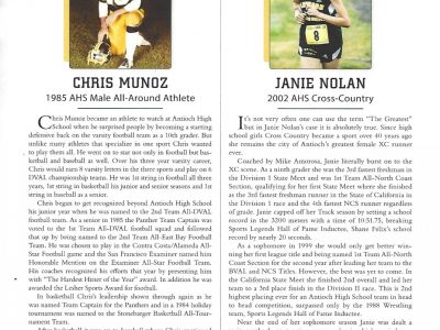 2018 Inductees Chris Munos and Janie Nolan