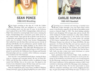 2018 Inductees Sean Ponce and Carlei Roman