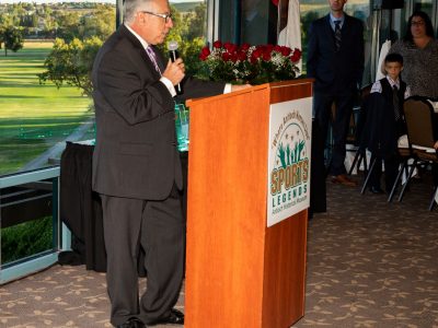 2019 Hall of Fame Gala Master of Ceremonies Gary Bras.