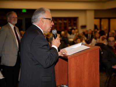 Gary introduces the recipients of the 2019 Volunteer Awards